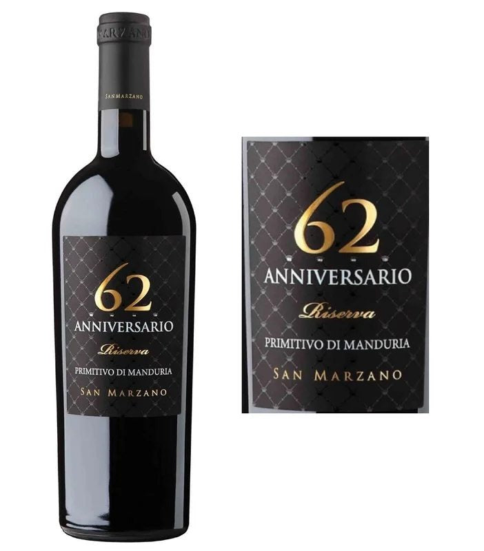 SanMarzano62AnniversarioPrimitivodiManduriaRiserva2019(750ml)