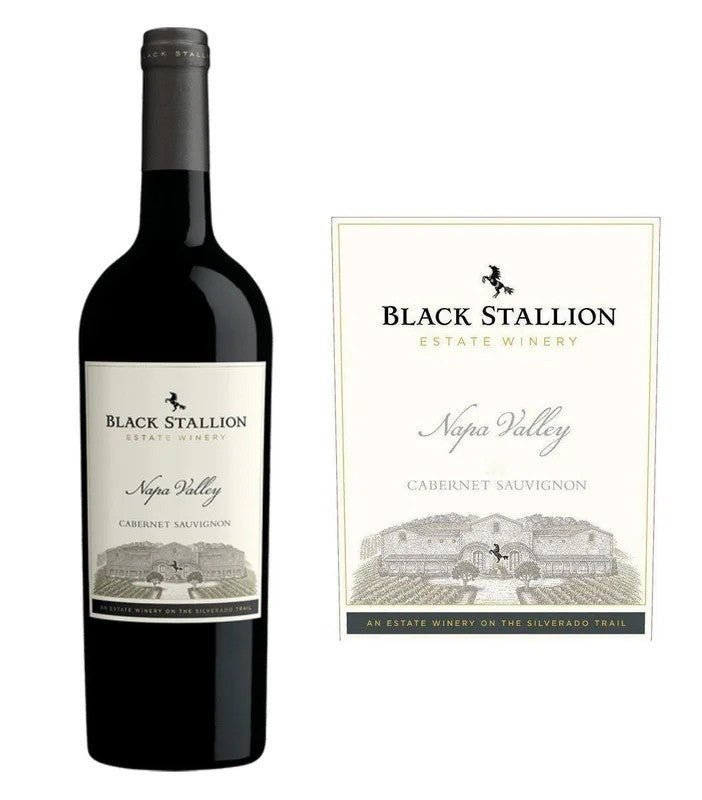 DAMAGEDLABEL:BlackStallionWineryCabernetSauvignon2021(750ml)
