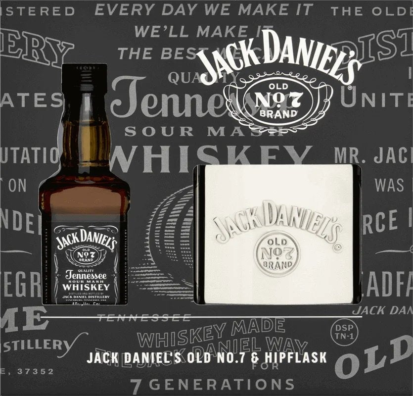 JackDaniel’sNo.75cland3ozHipflaskGiftSet
