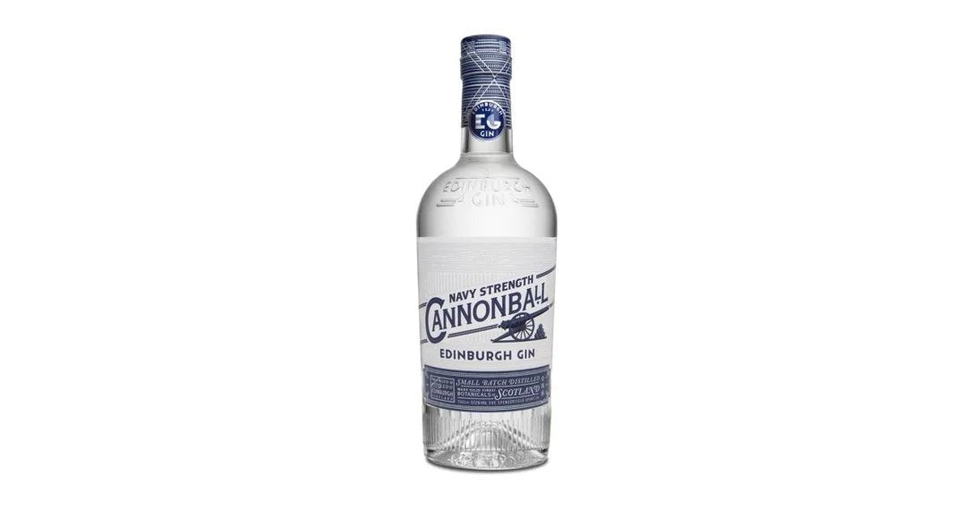 EdinburghCannonballNavyStrengthGin70cl