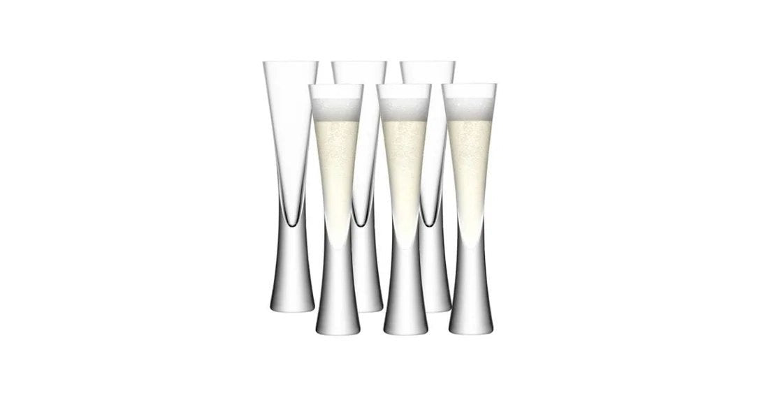 LSAMoyaChampagneFlutes–Clear170ml(Setof6)