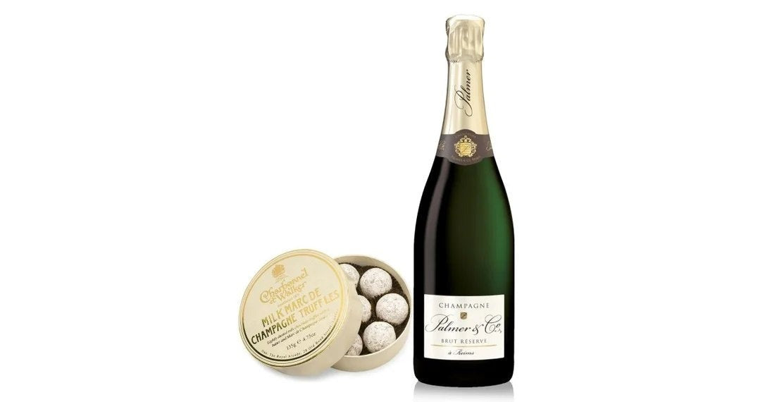 Palmer&CoBrutChampagne75cl&MilkTruffles135g