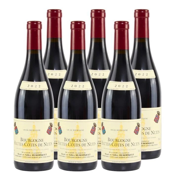 Dom.Remoriquet,HautesCotesdeNuitsRouge2022–6BottleCase