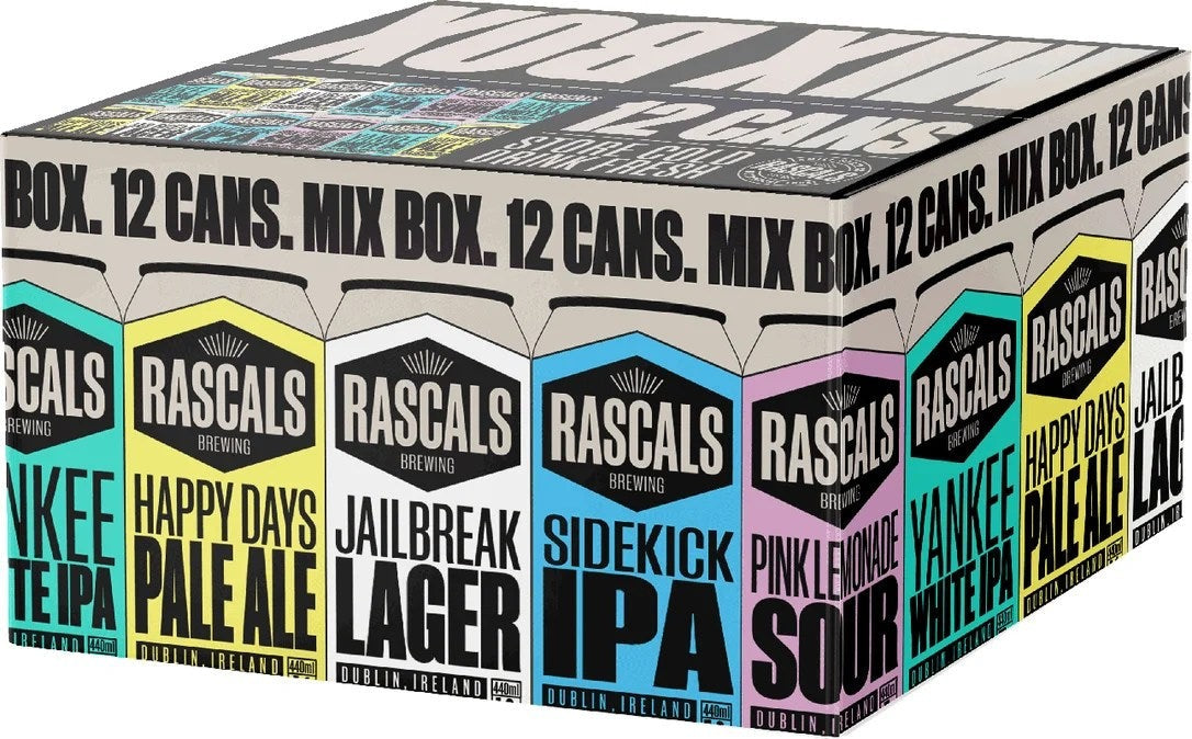 RascalsMixedCase44clCan12Pack
