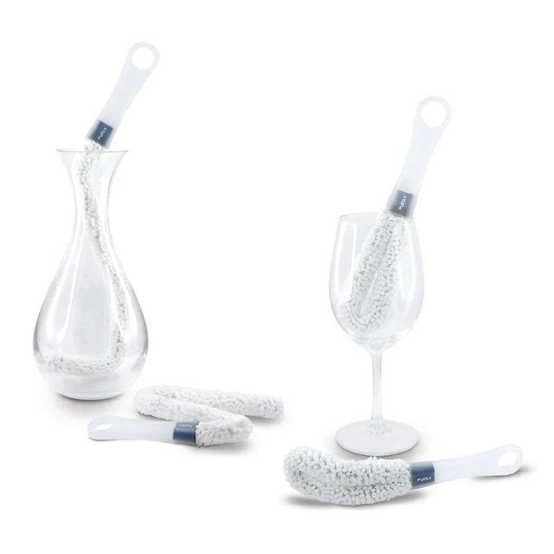PulltexWineDecanterBrush&GlassCleaningBrush–Setof2