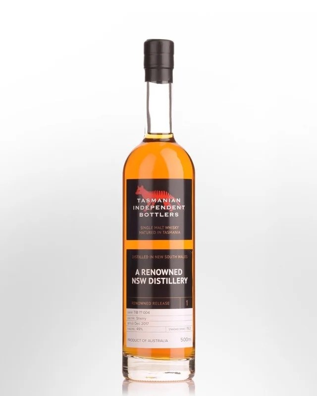 TasmanianIndependentBottlersARenownedNSWDistilleryRelease1SherryCaskSingleMaltAustralianWhisky(500ml)