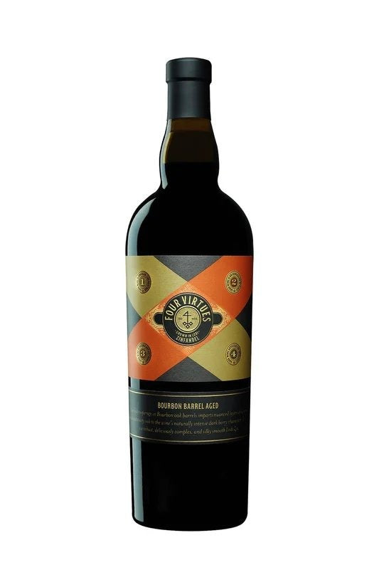DAMAGEDLABEL:FourVirtuesBourbonBarrelAgedZinfandel2023(750ml)