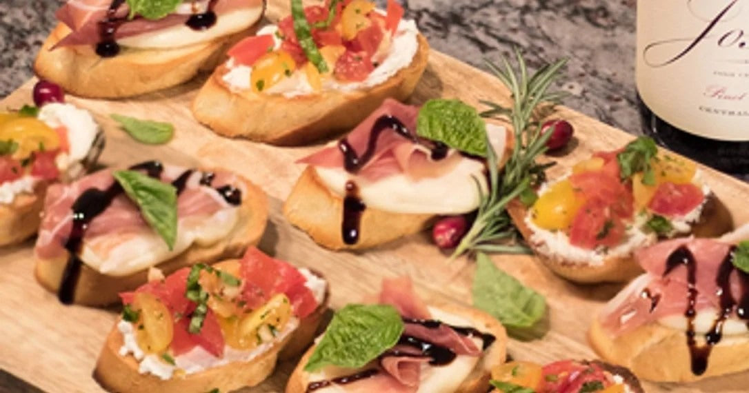 ProsciuttoMozzarellaCrostini&Bruschetta