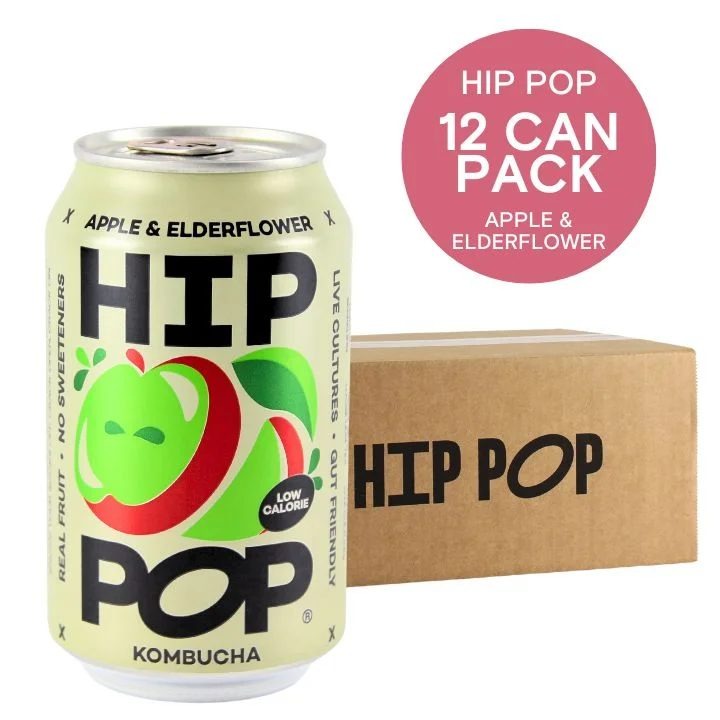HipPopBundle,AppleElderflowerKombucha12x330mlPack