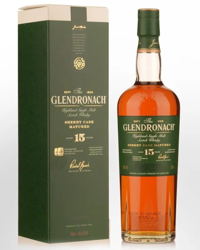 Glendronach15YearOld100%SherryMaturedSingleMaltScotchWhisky(700ml)–NewPackaging