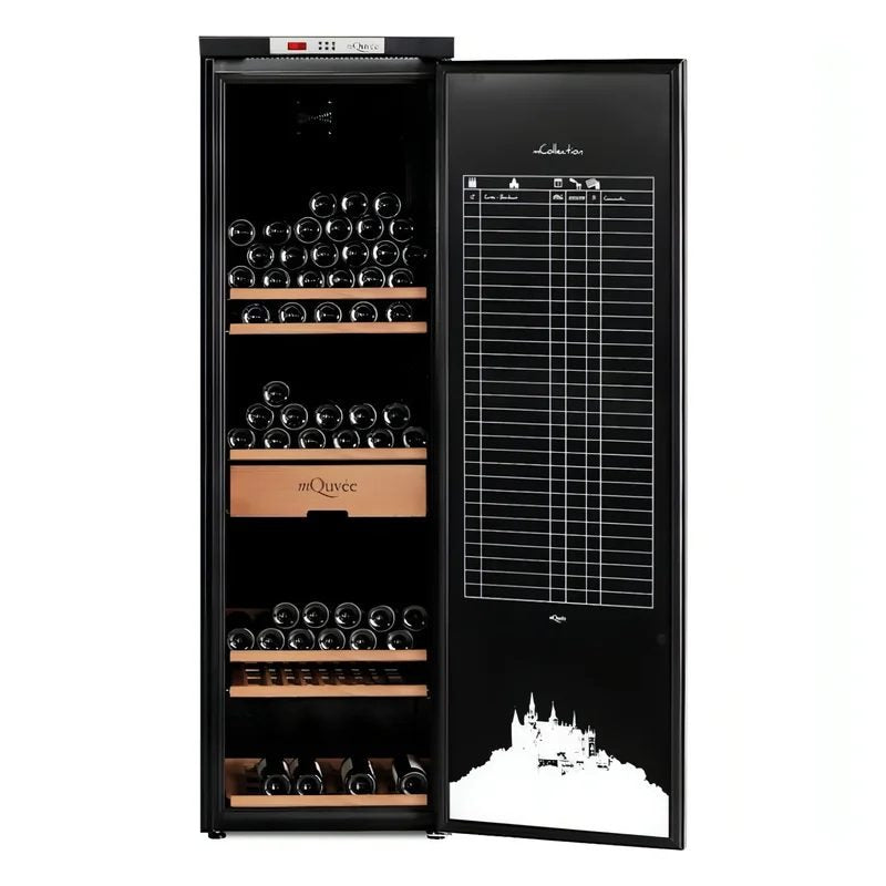 mQuvée–AgeingWineCabinet–WineStore800–SolidDoor