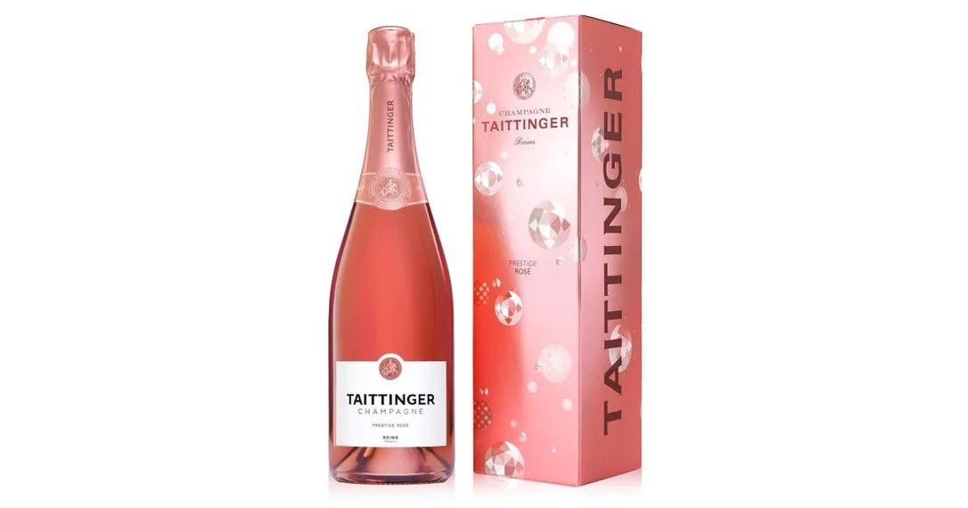 TaittingerBrutPrestigeRoseChampagneGiftBox75cl