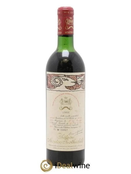 ChâteauMoutonRothschild1erGrandCruClassé1966