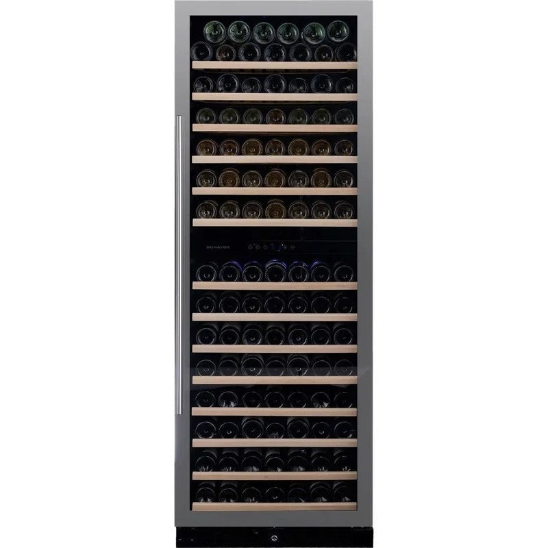 GRADED–DunavoxDX-181.490SDSK–DualZone181Bottle–BuiltIn/FreestandingWineCooler–Stainless