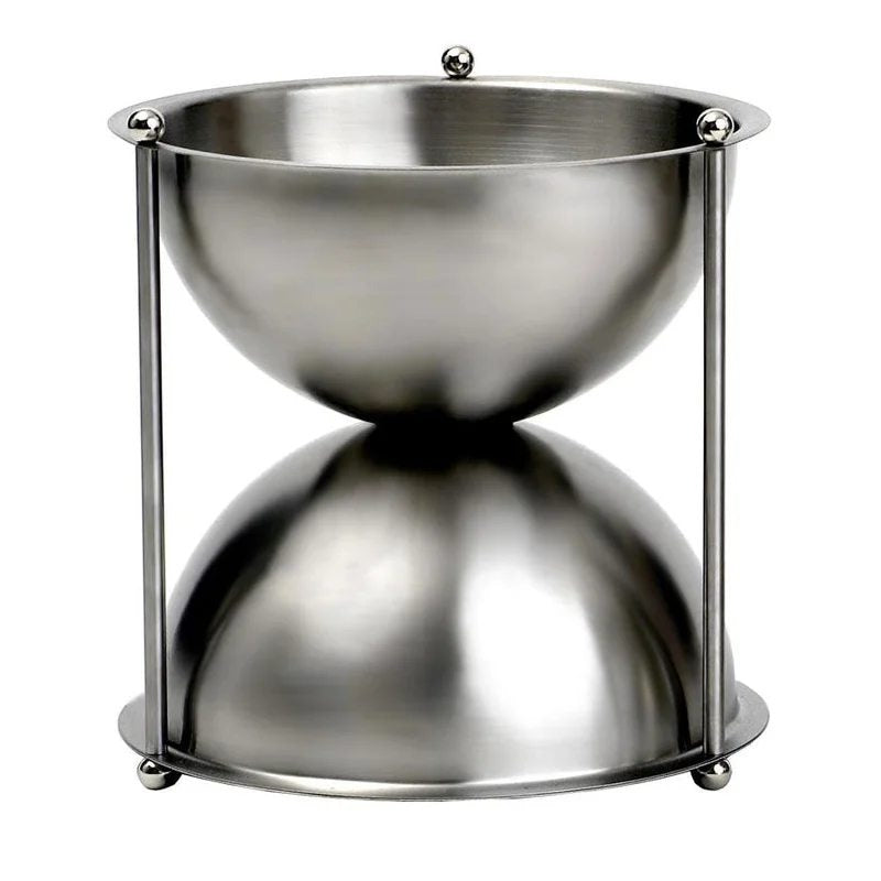 OenoHourglass4LitreWineSpittoon–StainlessSteel