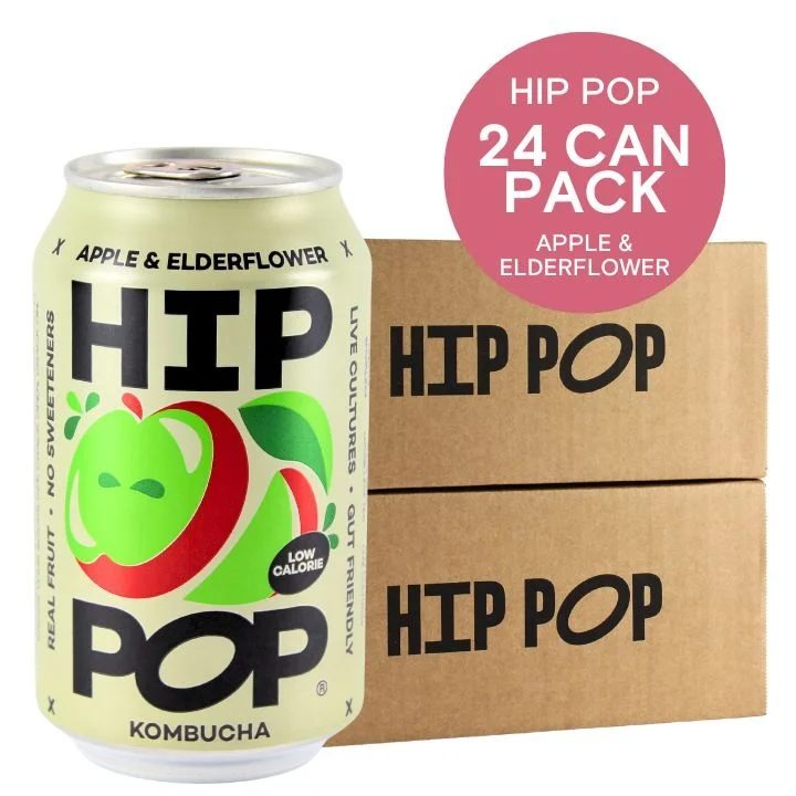 HipPopBundle,AppleElderflowerKombucha24x330mlPack