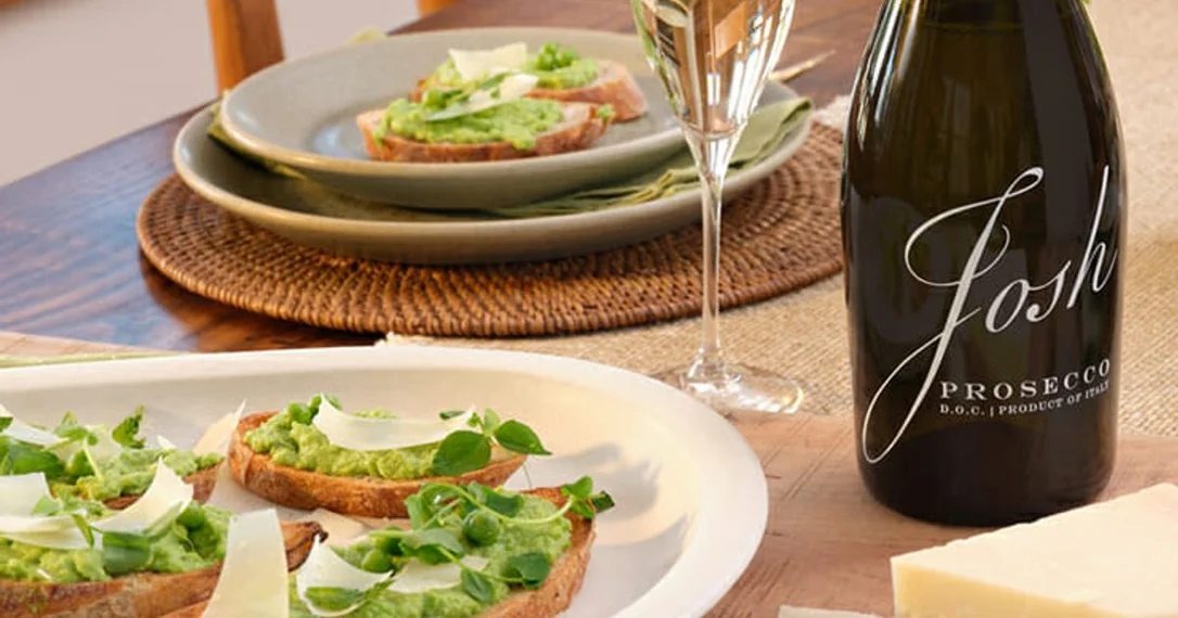 SweetPeaBruschettawithParmesan&Mint