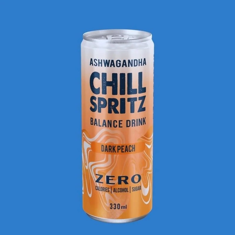 ChillSpritzDarkPeach–Alcohol-FreeFunctionalDrink(0.0%ABV,330mlCan)