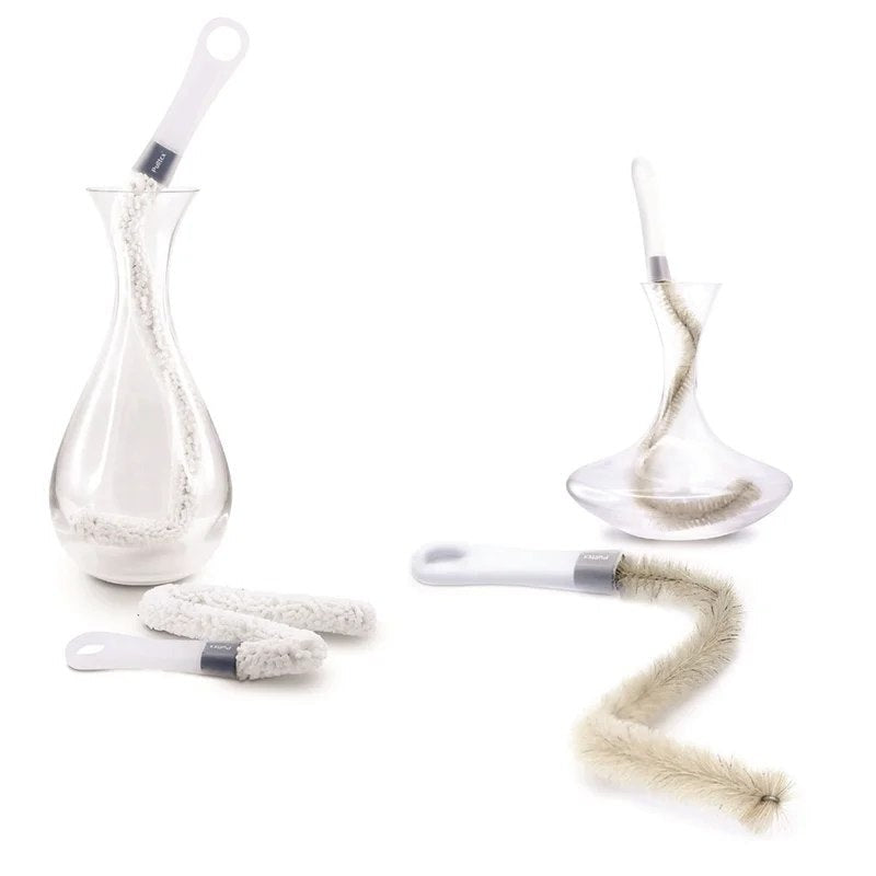 PulltexWineDecanterBrush&WineDecanterBristleBrush–Setof2