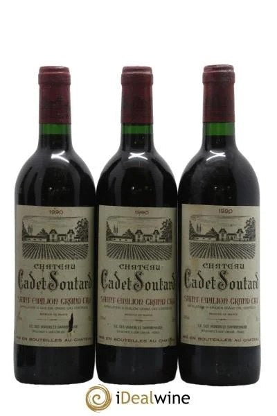 Saint-ÉmilionGrandCruChâteauCadetSoutard1990