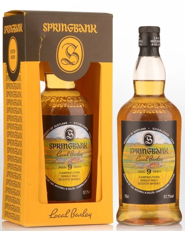 SpringbankLocalBarley9YearOldCaskStrengthSingleMaltScotchWhisky(700ml)