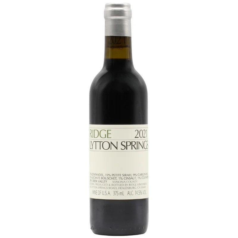 RidgeVineyardsLyttonSpringsSonomaCounty2021HALFBottle(37.5cl)