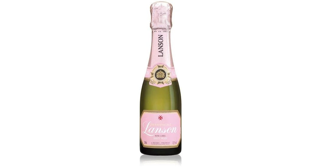 LansonRoseLabelChampagneQuarterBottleBrutNV20cl