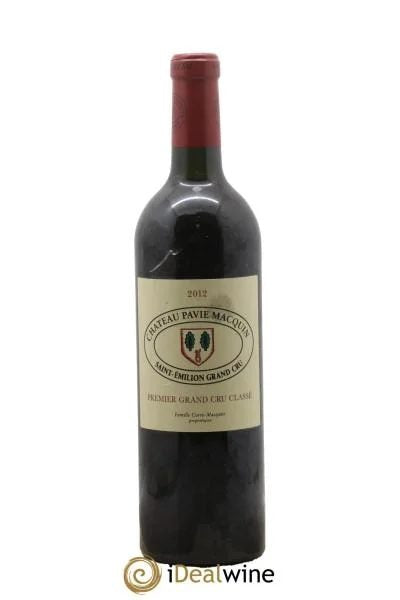 ChâteauPavieMacquin1erGrandCruClasséB2012
