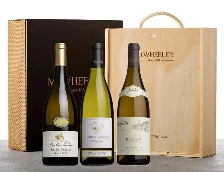 FineWhiteBurgundyGiftBox