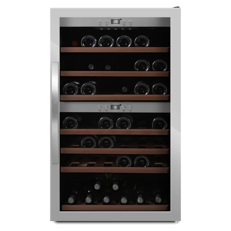 mQuvée–WineExpert66DualZone–FreestandingWineCooler–StainlessSteel