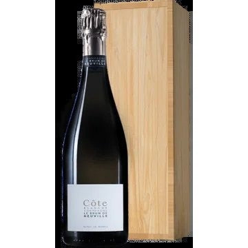 Jéroboam–ChampagneleBrundeNeuville–CôteBlanche–BlancdeBlancsBrut–WoodenCase