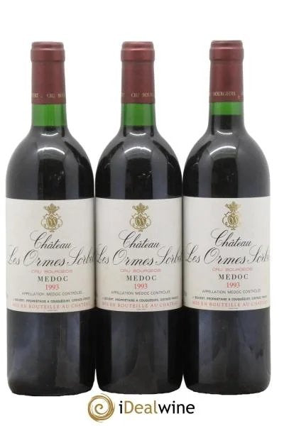 ChâteaulesOrmesSorbetCruBourgeois1993