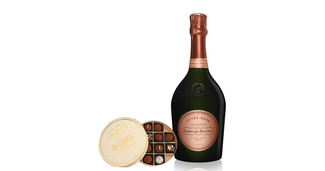 Laurent-PerrierRoséChampagne&ChocolateTrufflesGift
