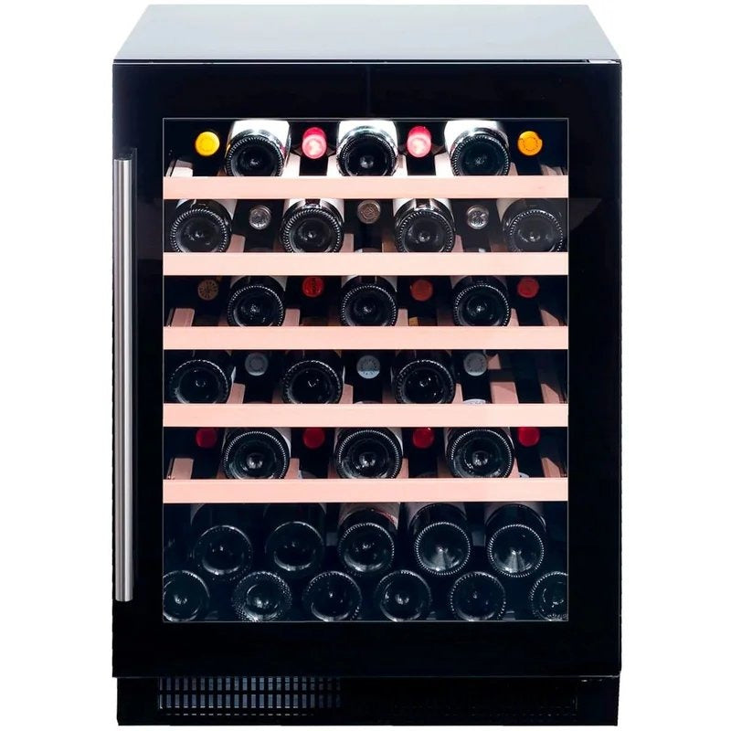 DunavoxFlow46BottleSingleTemperatureBuilt-InUndercounterWineCabinet–BlackDAUF-46.138B