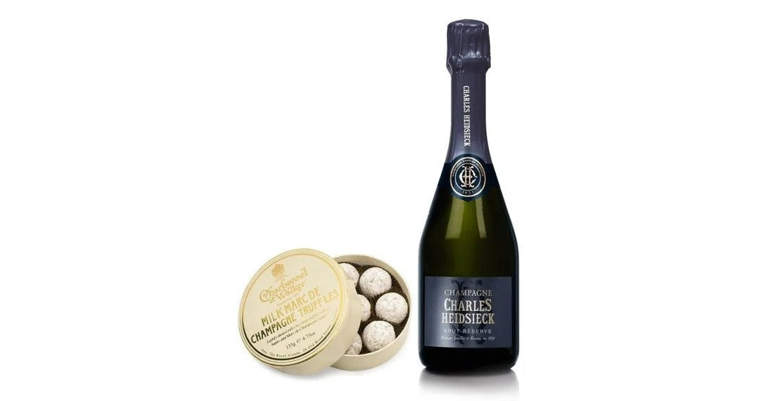 CharlesHeidsieckBrutChampagne37.5cl&MilkTruffles135g