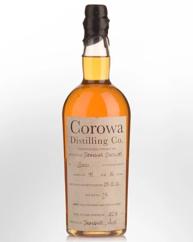 SullivansCove16YearOld(Barrel#91bottledbyCorowaDistillery)CaskStrengthSingleMaltAustralianWhisky(700ml)