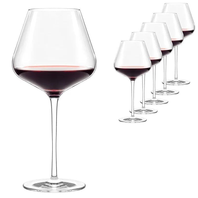 StolzleQuatrophilBurgundyRedWineGlass–Setof6