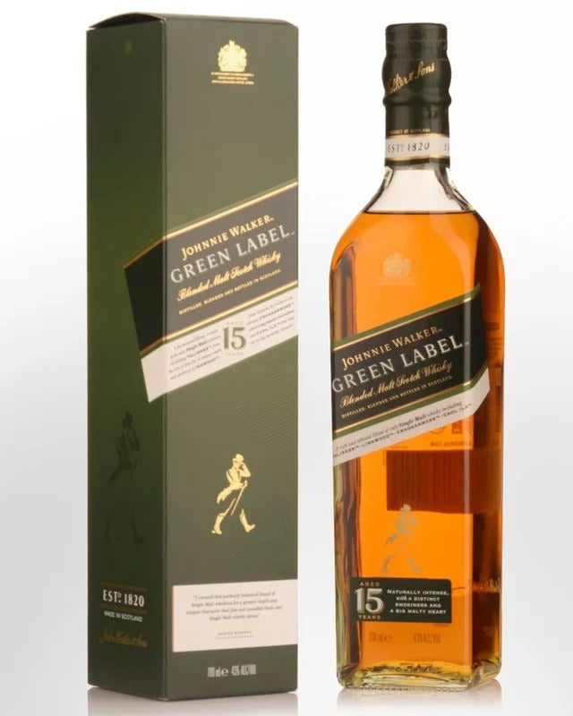 JohnnieWalkerGreenLabel15YearOldBlendedMaltScotchWhisky(700ml)