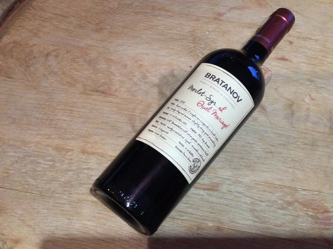 BratanovMerlot&SyrahQuelMariage2018