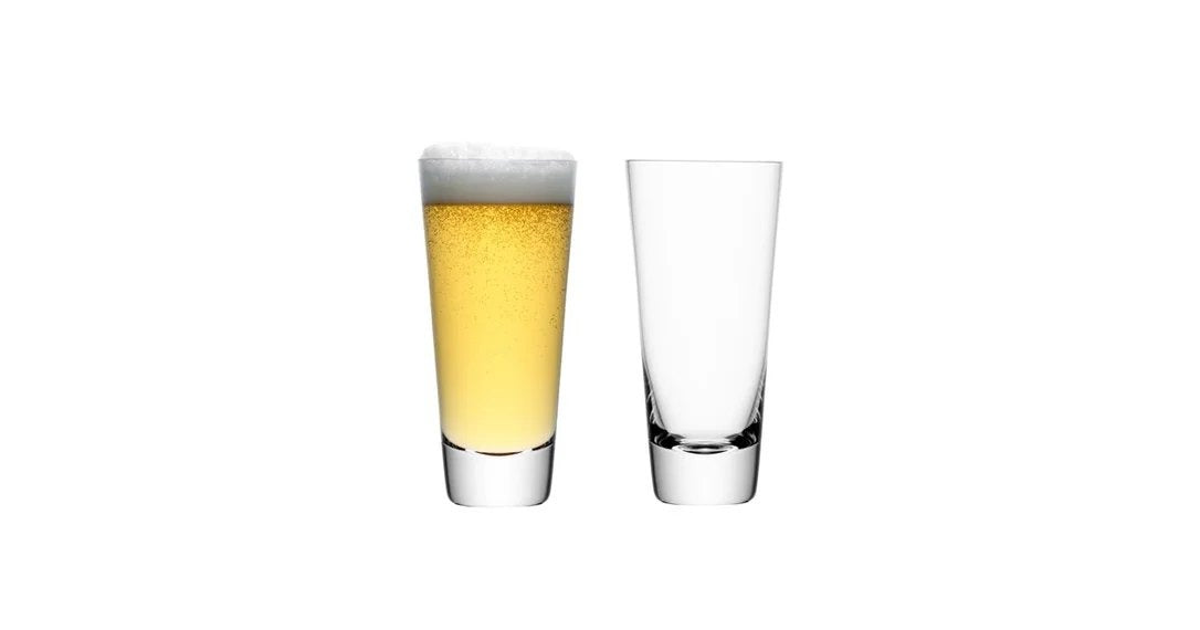 LSAMadridLagerGlasses–Clear600ml(Setof2)