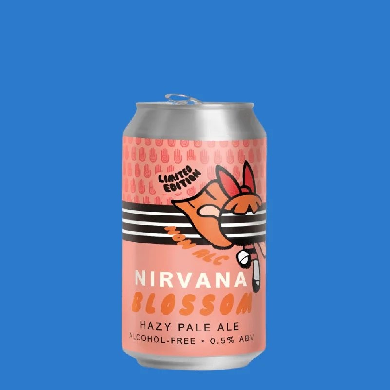 Nirvana‘Blossom’AlcoholFreeHazyPalePeachAle(0.5%ABV)