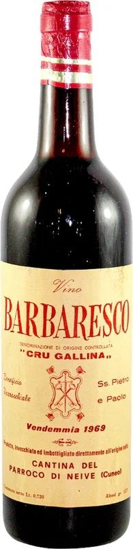 Barbaresco,1969RedWine