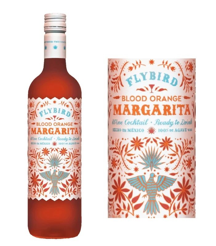 FlybirdBloodOrangeMargaritaAgaveWineCocktail(750ml)
