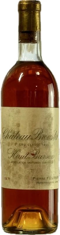 ChateauBroustet,1971SweetWine