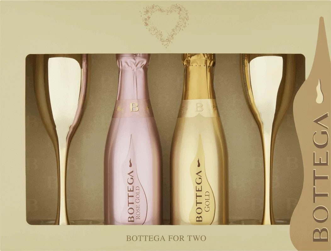 BottegaDuoGold&RoseGoldwith2xMetallicGlassesGiftSet