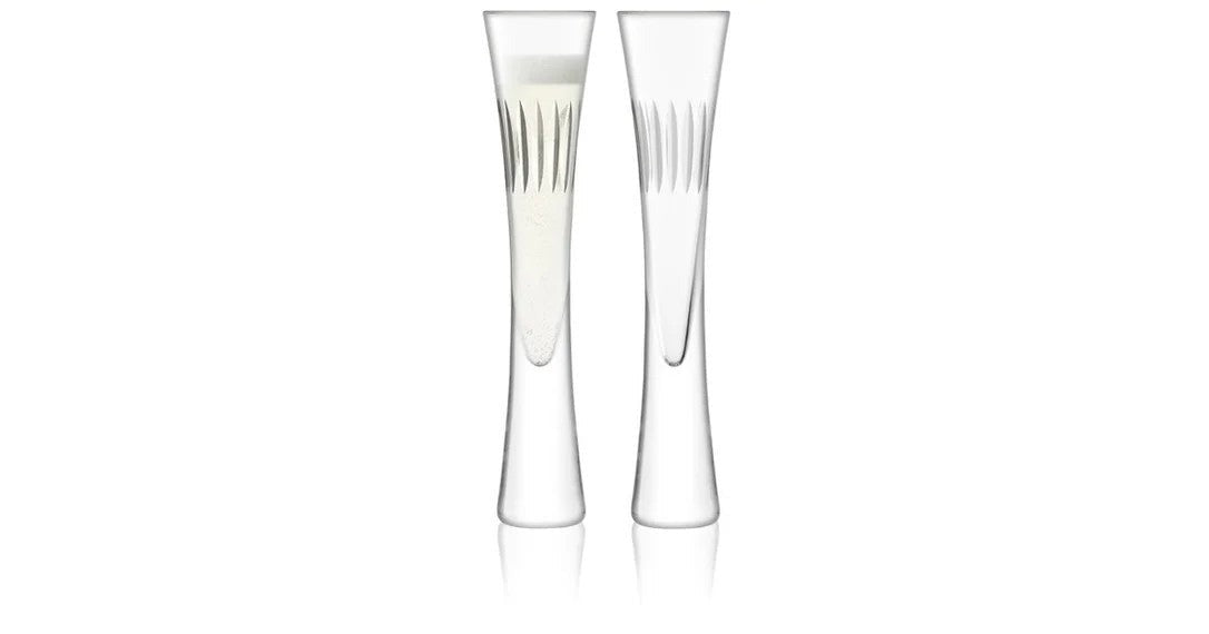 LSAMoyaCut-GlassChampagneFlutes–170ml(Setof2)GiftBox