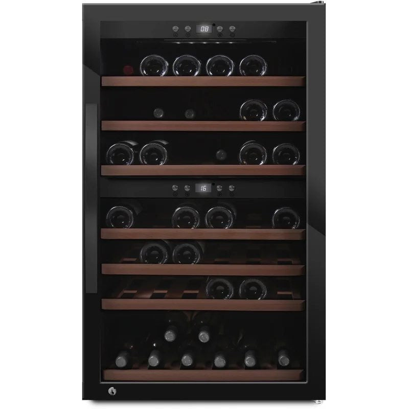 mQuvée–WineExpert66DualZone–FreestandingWineCooler–FullglassBlack