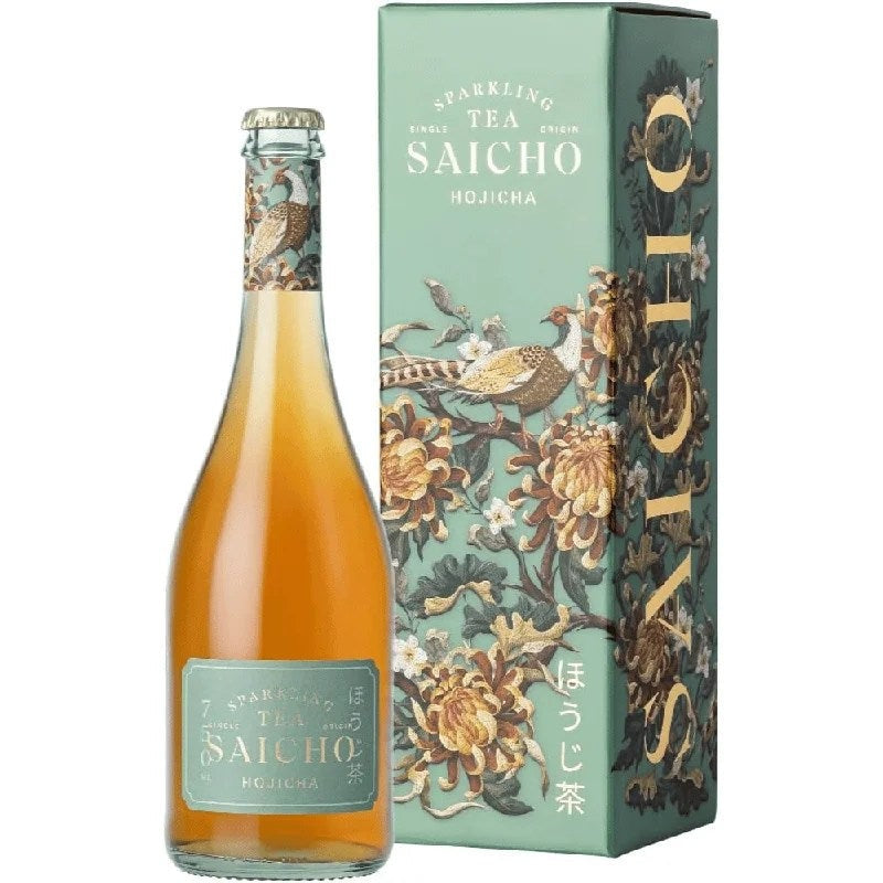 SaichoSparklingHojichaTea&Giftbox750ml