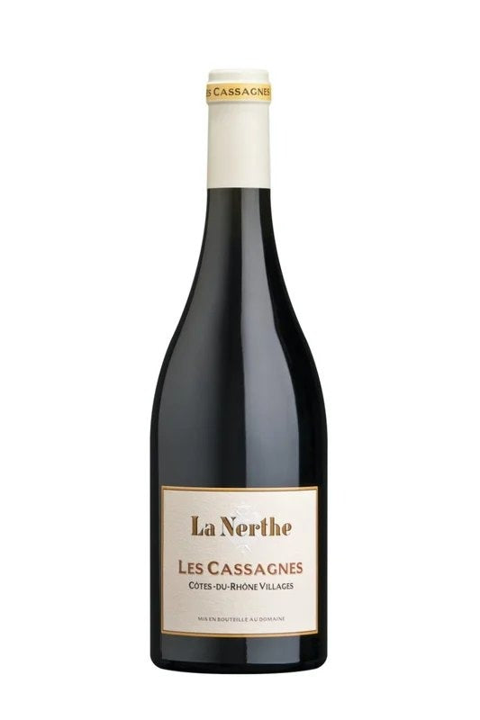 DAMAGEDLABEL:ChateauLaNertheLesCassagnesCotes-du-Rhone-VillagesRedWine2021(750ml)