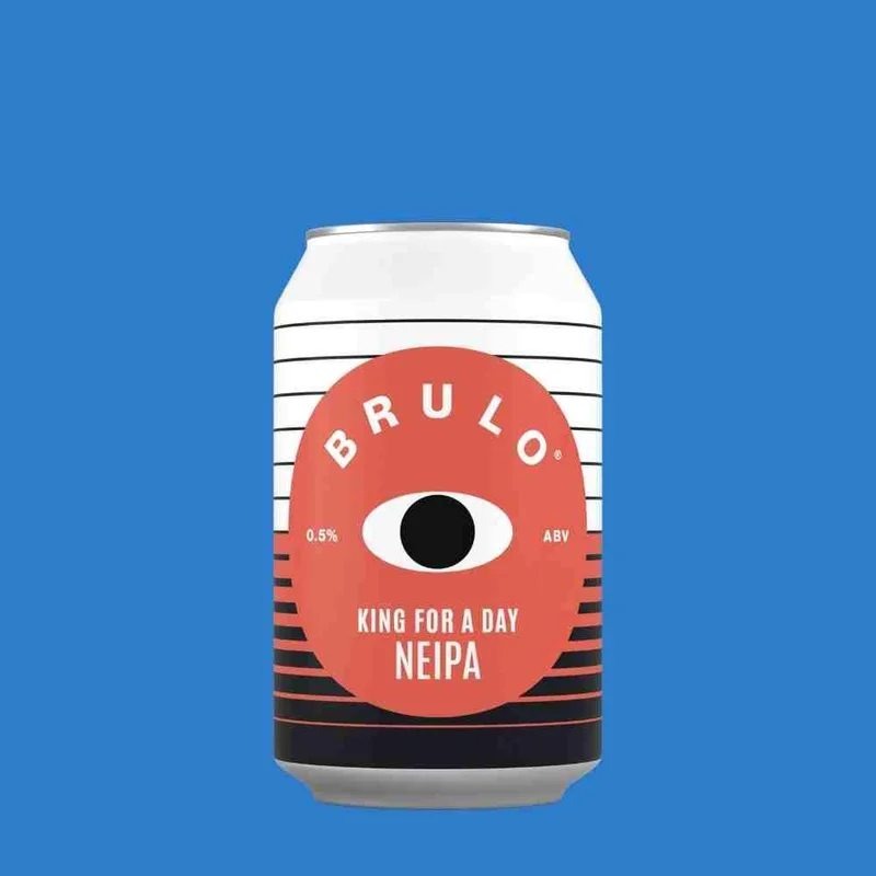 BRULO®KingForADayAlcoholFreeNEIPA|0.5%Vegan(330mlCan)